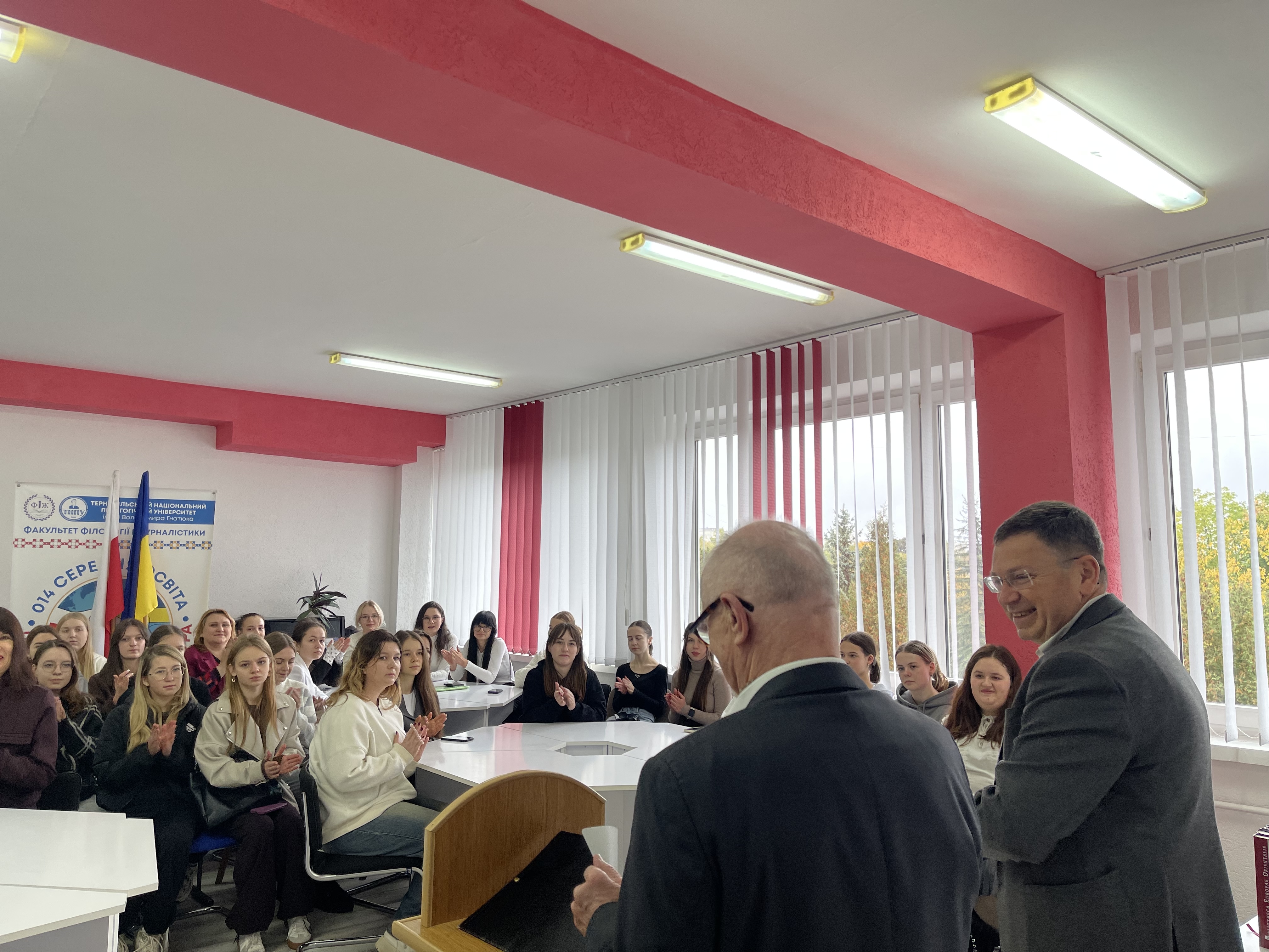 Zustrich studentiv spetsialnosti «Serednia osvita (polska mova i literatura)» z Yanom Malitskym